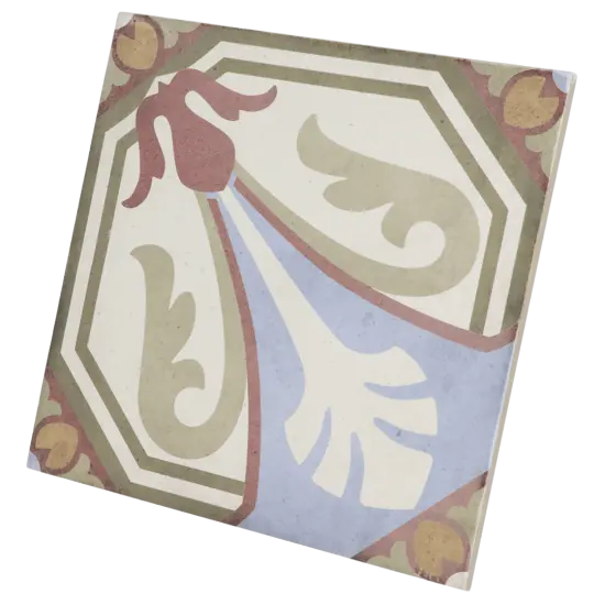 Carrelage Art Nouveau Viena Colour 20x20 cm, format 20 x 20 cm, collection Art Nouveau, finition mat