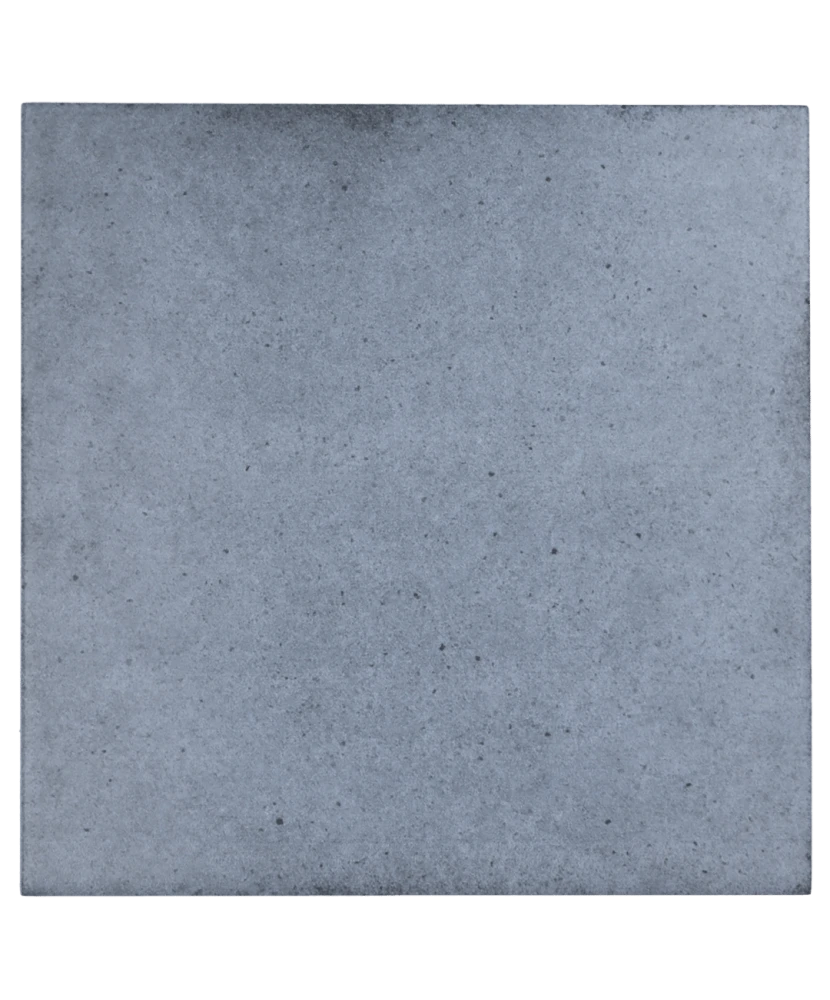 Carrelage Art Nouveau Woad Blue 20x20 cm - vue de face du carreau