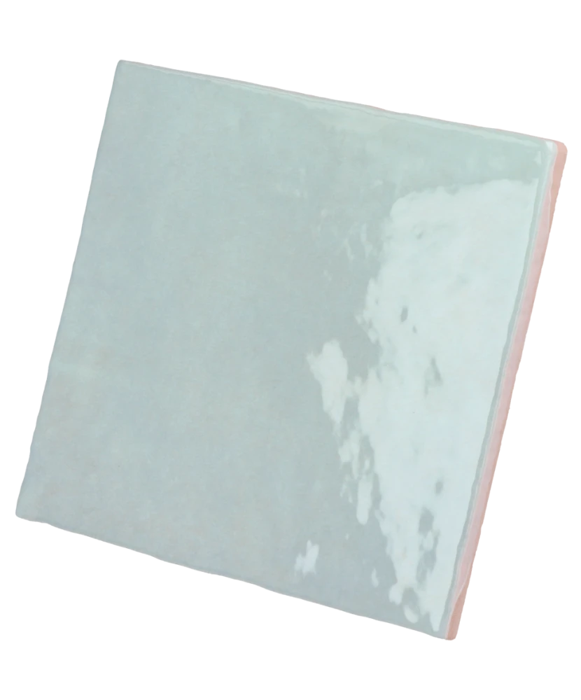 Carrelage Artisan Aqua 13,2x13,2 cm - détail du carreau