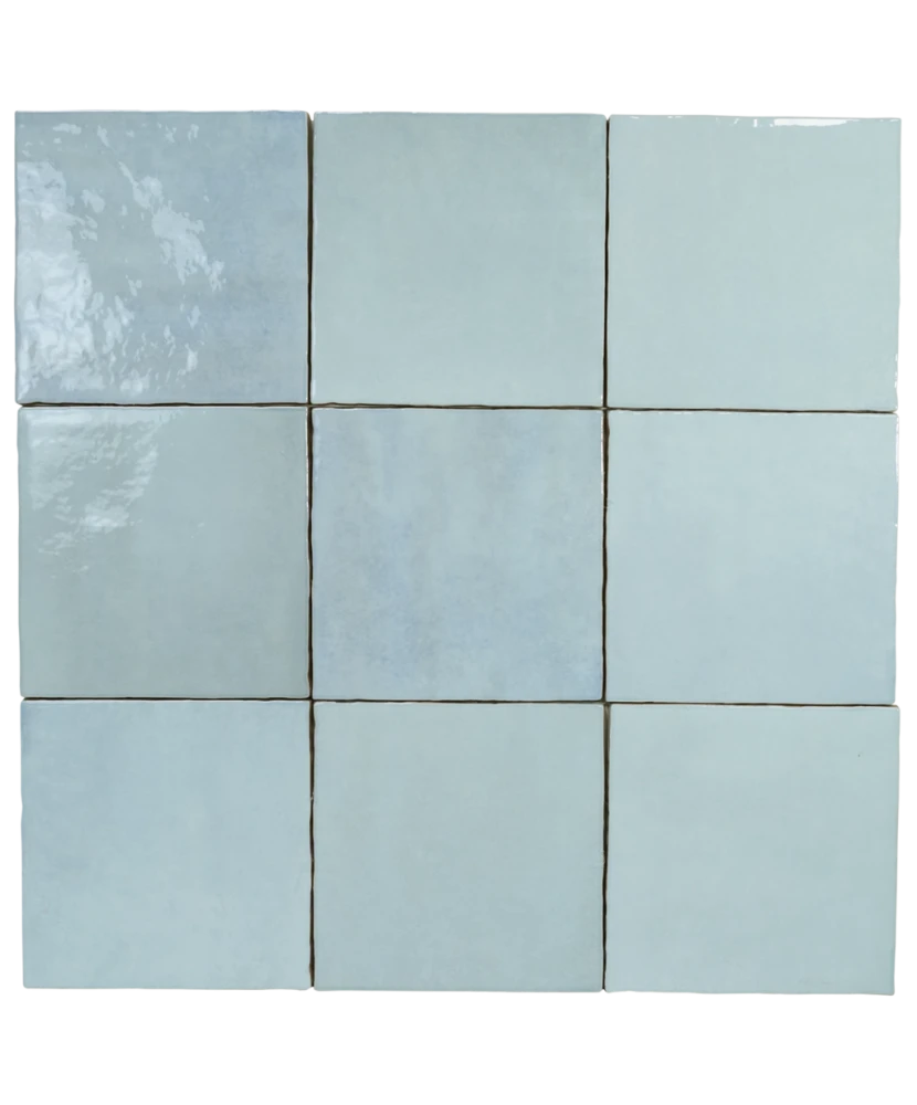 Carrelage Artisan Aqua 13,2x13,2 cm - détail du carreau 2