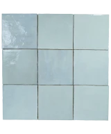 Carrelage Artisan Aqua 13,2x13,2 cm - détail du carreau 2