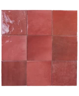 Carrelage Artisan Burgundy 13,2x13,2 cm - détail du carreau 2