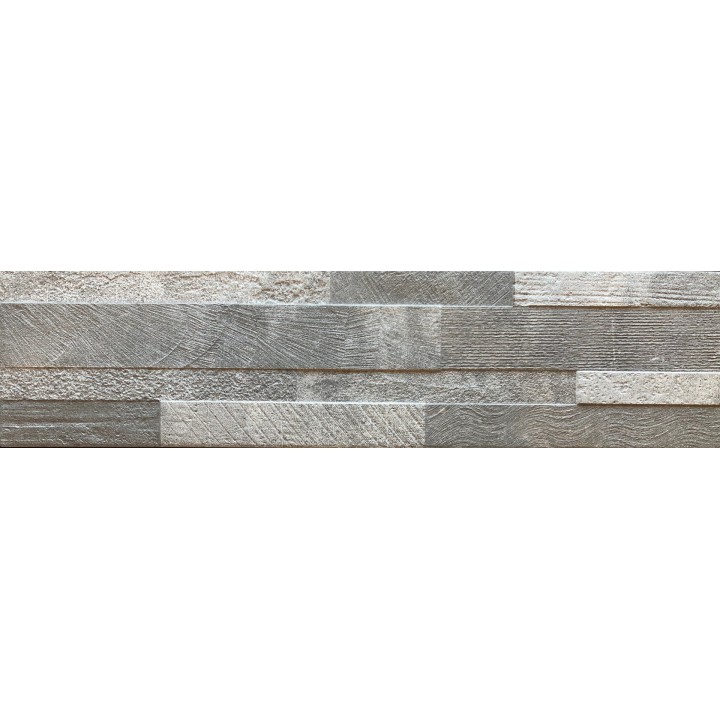 Volcano 3d Grey 15x61 cm - carrelage NAIS