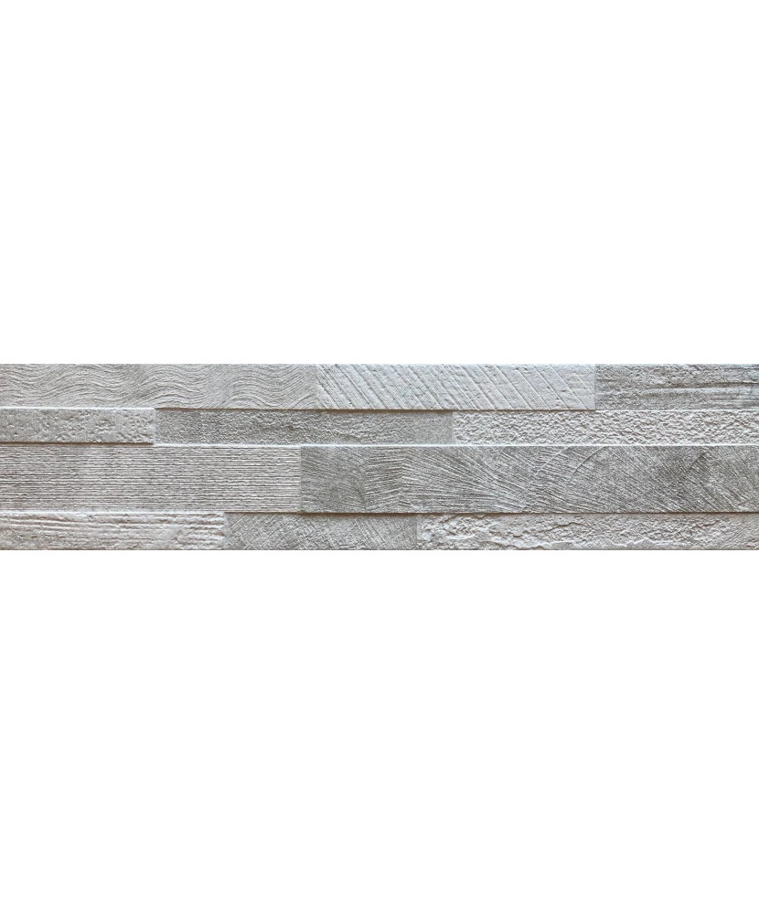 Carrelage Volcano 3d White 15x61 cm - détail du carreau
