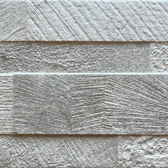 Carrelage Volcano 3d White 15x61 cm - détail du carreau