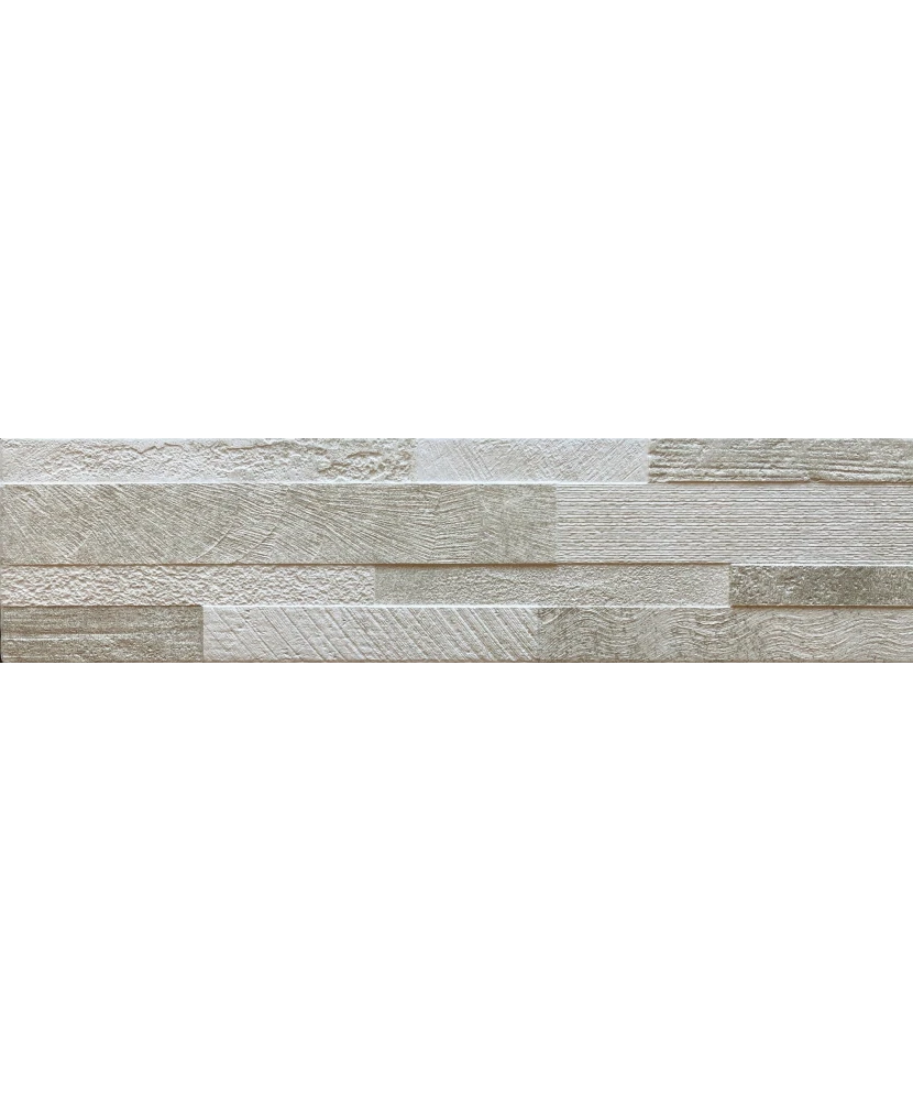 Carrelage Volcano 3d Beige 15x61 cm - détail du carreau