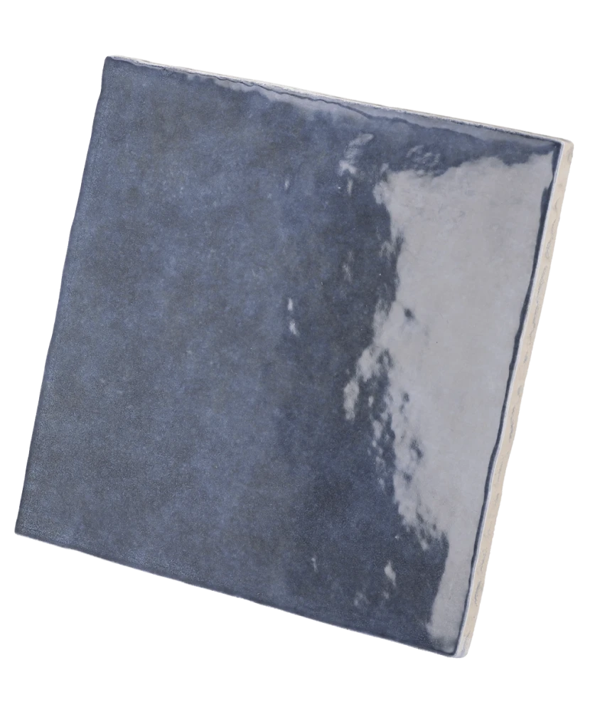 Carrelage Artisan Colonial Blue 13,2x13,2 cm - détail du carreau
