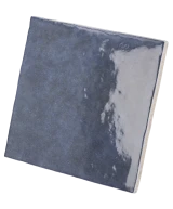 Carrelage Artisan Colonial Blue 13,2x13,2 cm - détail du carreau