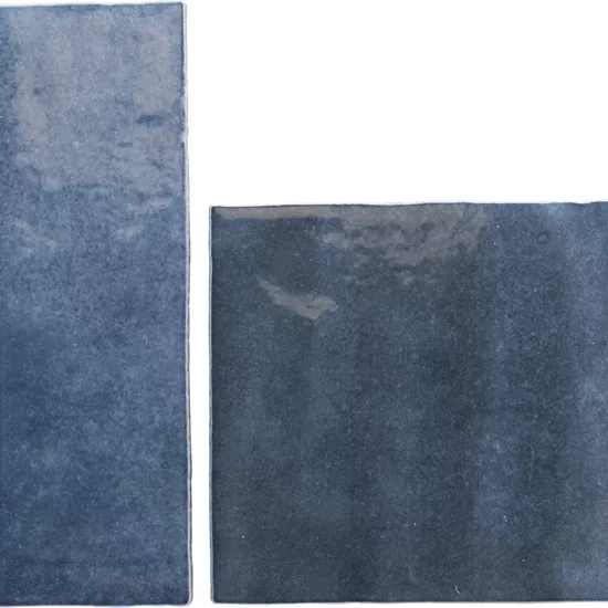 Carrelage Artisan Colonial Blue 13,2x13,2 cm - détail du carreau 4