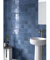 Carrelage Artisan Colonial Blue 13,2x13,2 cm - vue d’ambiance