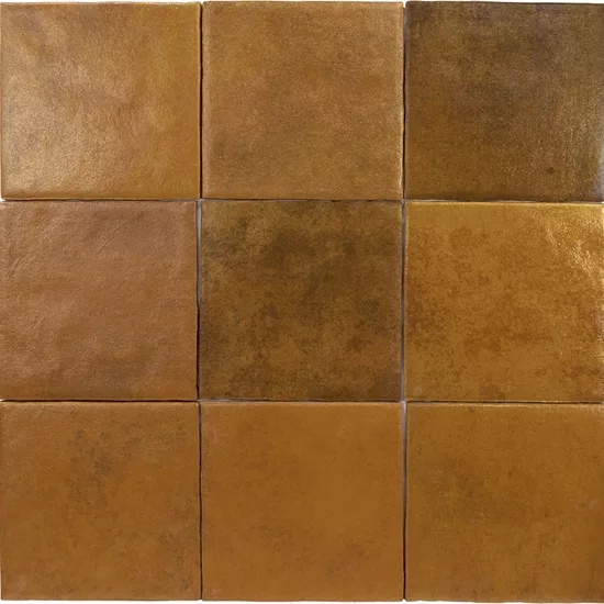 Carrelage Artisan Gold 13,2x13,2 cm - détail du carreau