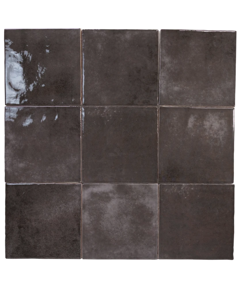 Carrelage Artisan Graphite 13,2x13,2 cm - détail du carreau