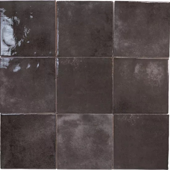 Carrelage Artisan Graphite 13,2x13,2 cm - détail du carreau