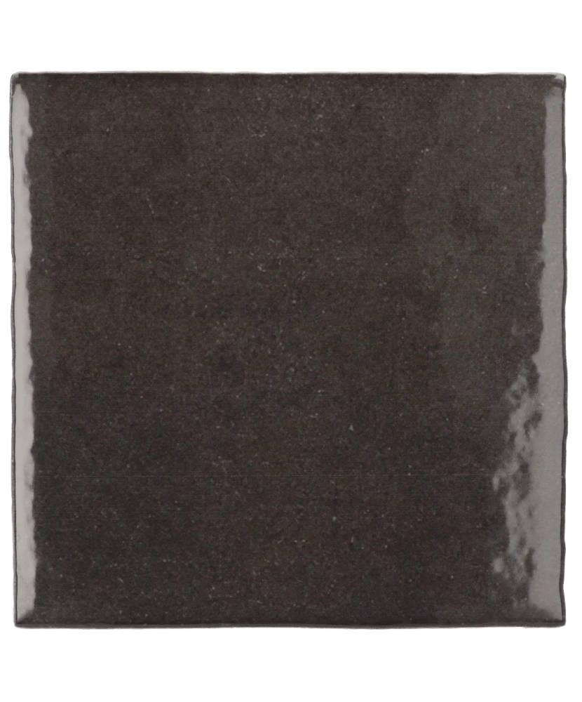 Carrelage Artisan Graphite 13,2x13,2 cm - vue de face du carreau