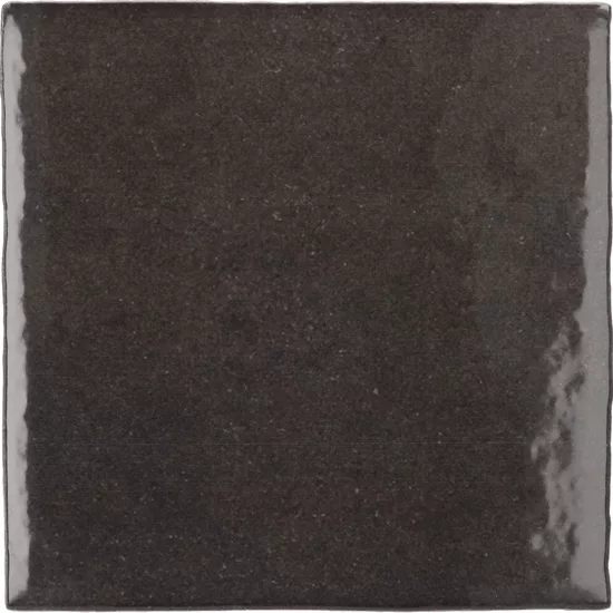 Carrelage Artisan Graphite 13,2x13,2 cm - vue de face du carreau