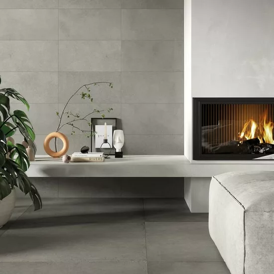 Carrelage Loft White 60x60 cm - vue d’ambiance 2