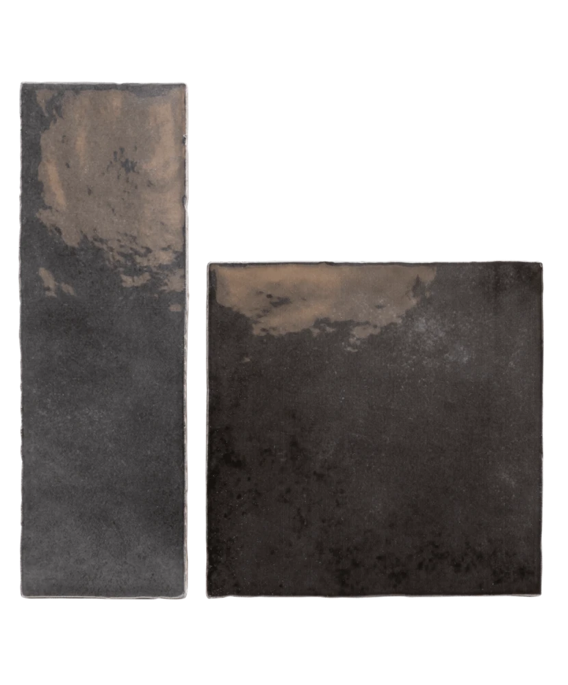 Carrelage Artisan Graphite 13,2x13,2 cm - détail du carreau 2