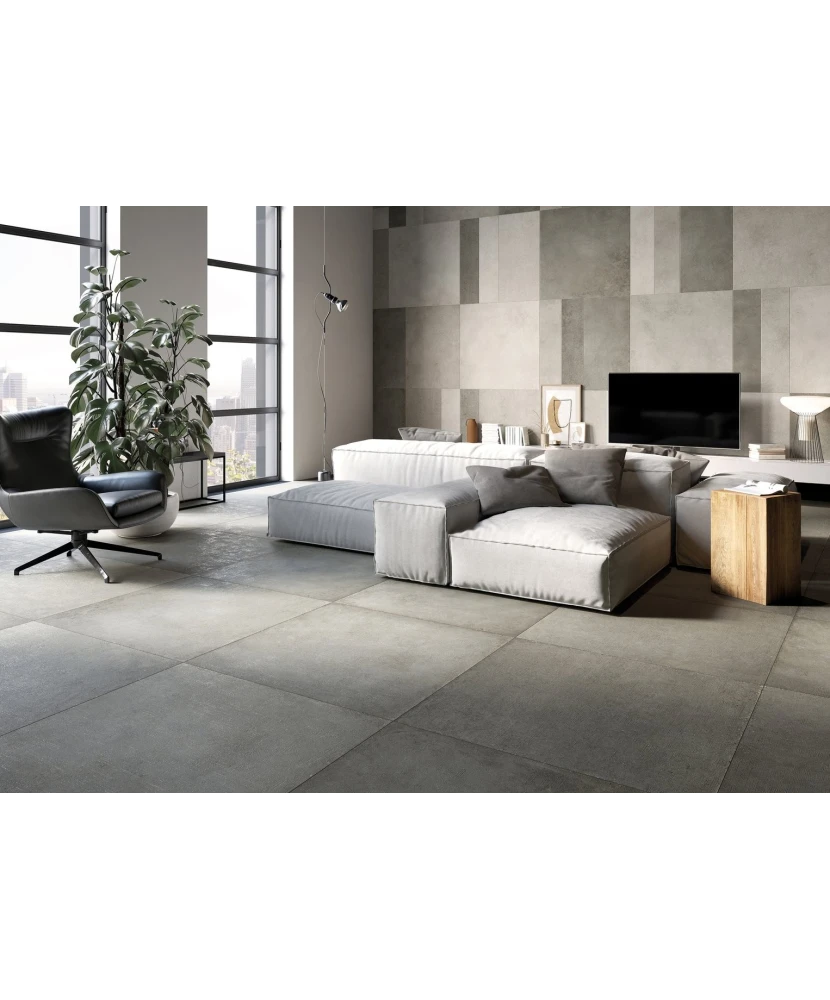 Carrelage Loft White 60x60 cm - vue d’ambiance 4