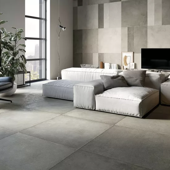 Carrelage Loft White 60x60 cm - vue d’ambiance 4