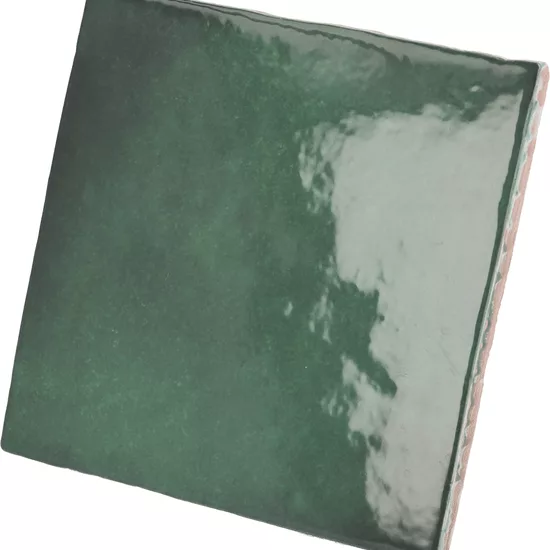 Carrelage Artisan Moss Green 13,2x13,2 cm - détail du carreau