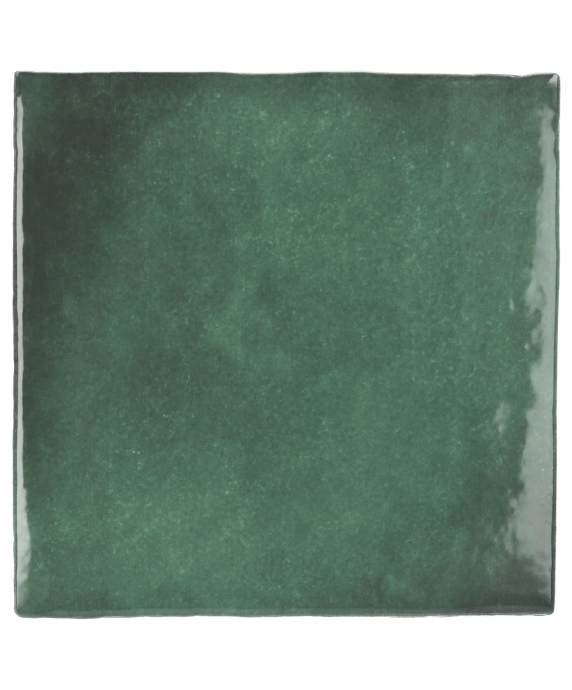 Carrelage Artisan Moss Green 13,2x13,2 cm - détail du carreau 3
