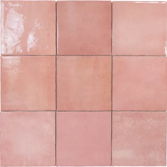 Carrelage Artisan Rose Mallow 13,2x13,2 cm - détail du carreau 2