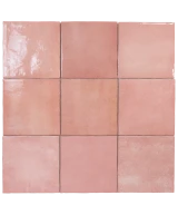 Carrelage Artisan Rose Mallow 13,2x13,2 cm - détail du carreau 2