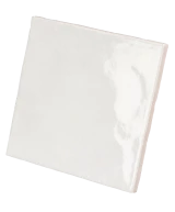 Carrelage Artisan White 13,2x13,2 cm - vue latérale du carreau