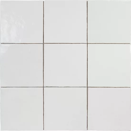 Carrelage Artisan White 13,2x13,2 cm - détail du carreau
