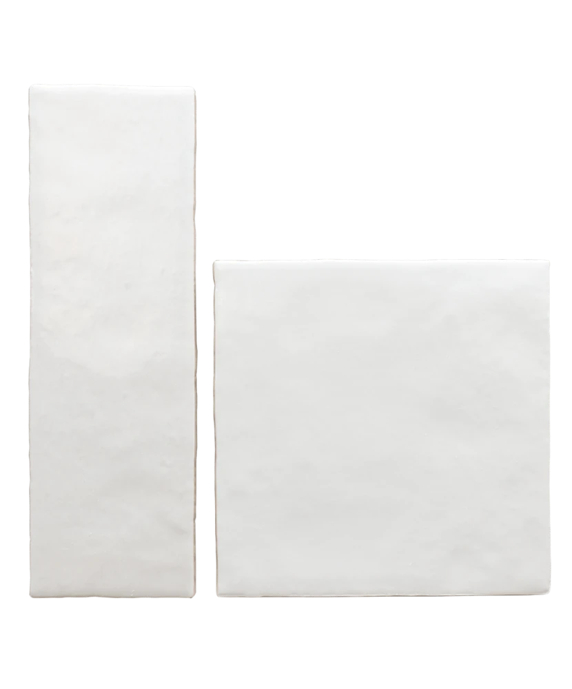 Carrelage Artisan White 13,2x13,2 cm - détail du carreau 2