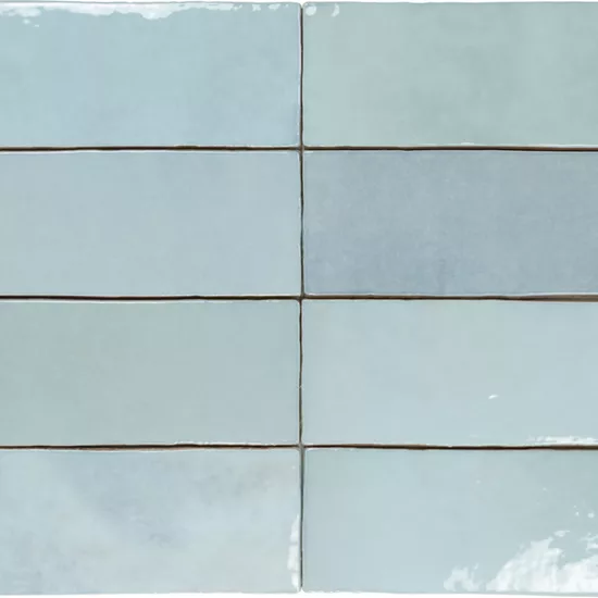 Carrelage Artisan Aqua 6,5x20 cm - détail du carreau 2