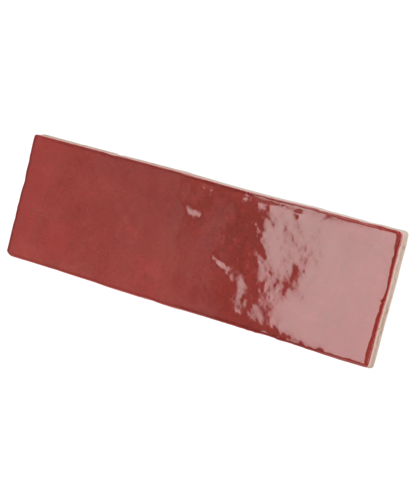 Carrelage Artisan Burgundy 6,5x20 cm - détail du carreau