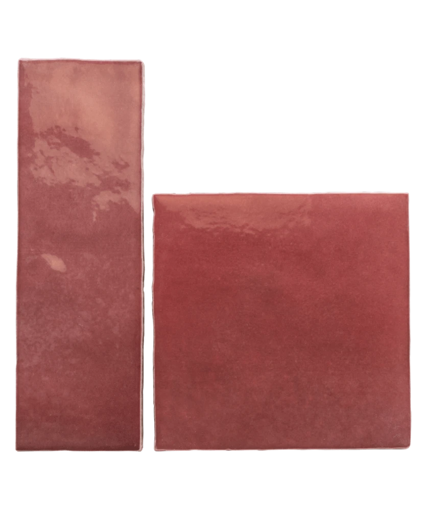 Carrelage Artisan Burgundy 6,5x20 cm - détail du carreau 4