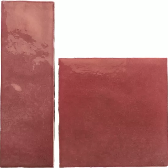 Carrelage Artisan Burgundy 6,5x20 cm - détail du carreau 4