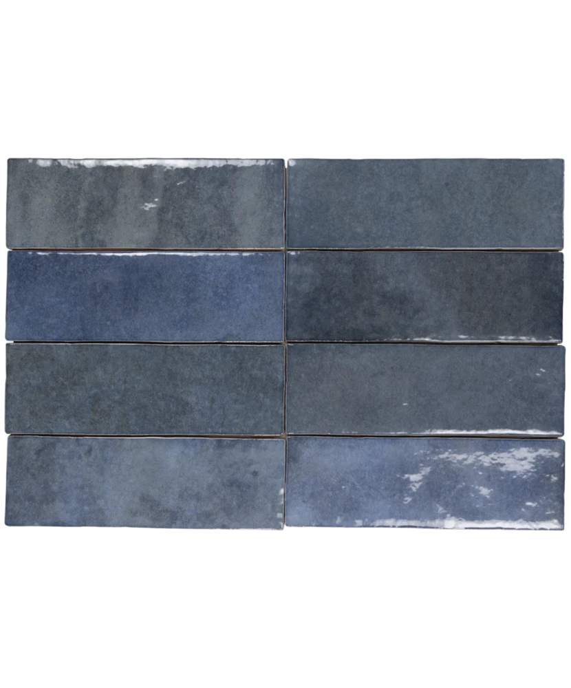 Carrelage Artisan Colonial Blue 6,5x20 cm - détail du carreau 2