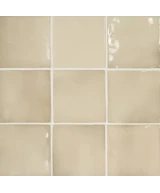 Carrelage Manacor Beige Argile 10x10 cm - détail du carreau
