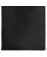 Carrelage Manacor Black 10x10 cm - vue de face du carreau