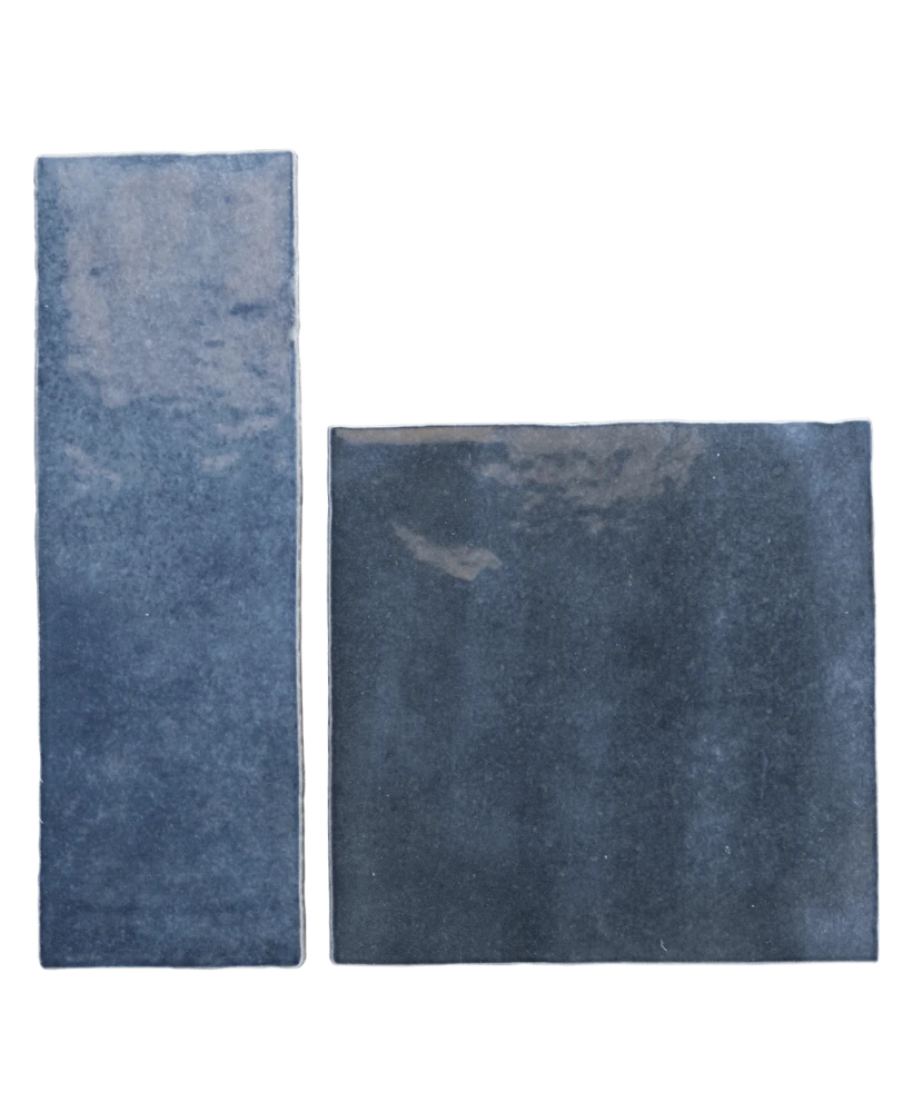 Carrelage Artisan Colonial Blue 6,5x20 cm - détail du carreau 4