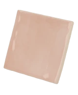 Carrelage Manacor Blush Pink 10x10 cm - vue latérale du carreau