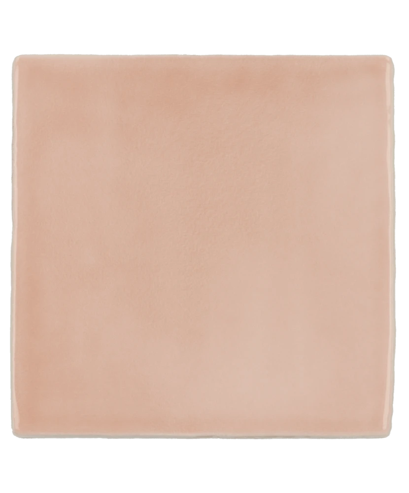 Carrelage Manacor Blush Pink 10x10 cm - vue de face du carreau