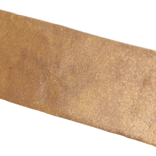 Carrelage Artisan Gold 6,5x20 cm - vue latérale du carreau