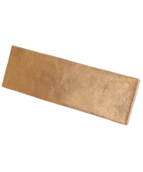 Carrelage Artisan Gold 6,5x20 cm - vue latérale du carreau