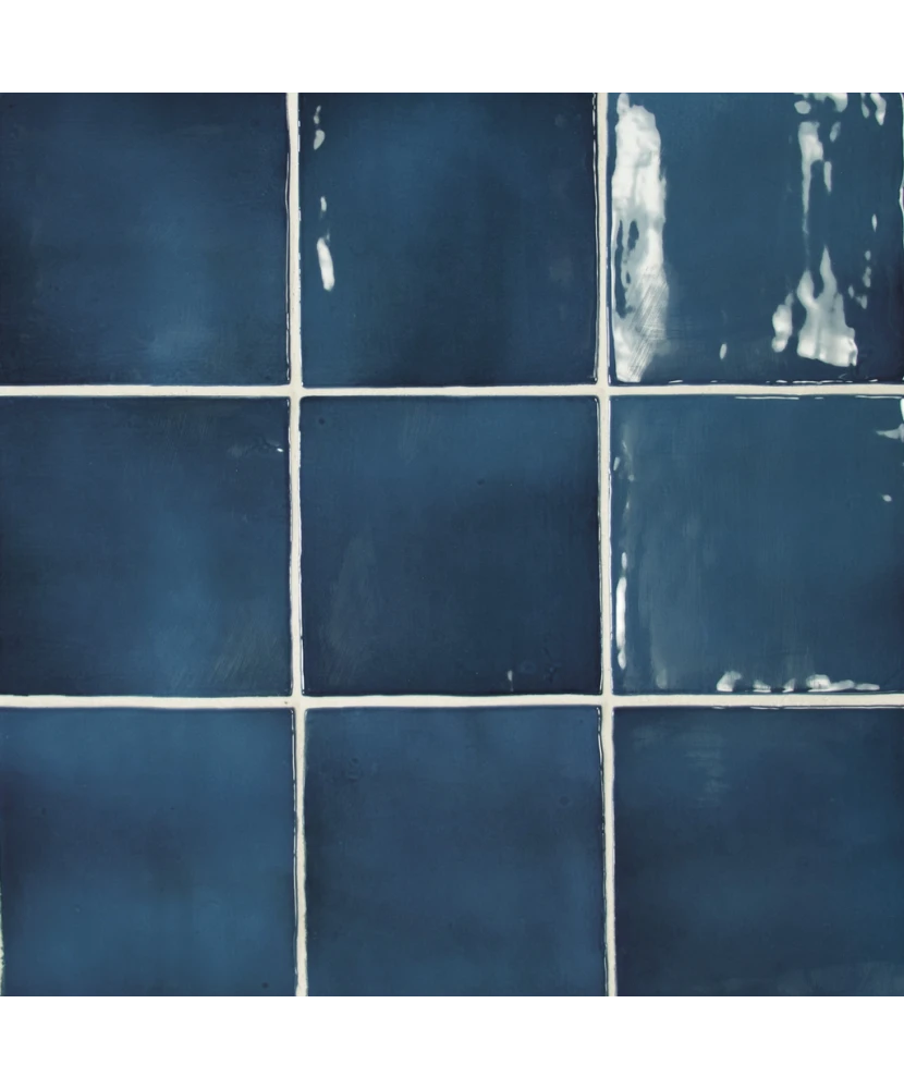 Carrelage Manacor Ocean Blue 10x10 cm - détail du carreau 2