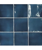 Carrelage Manacor Ocean Blue 10x10 cm - détail du carreau 2