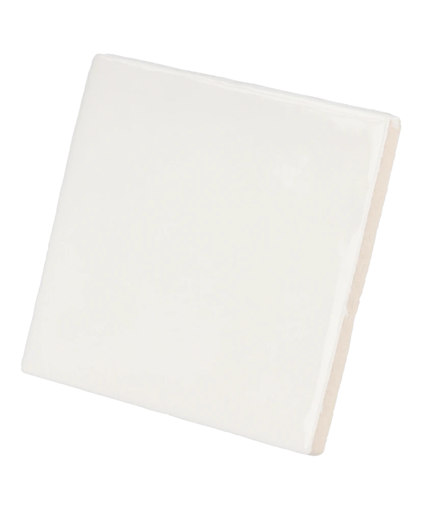 Carrelage Manacor White 10x10 cm - vue latérale du carreau