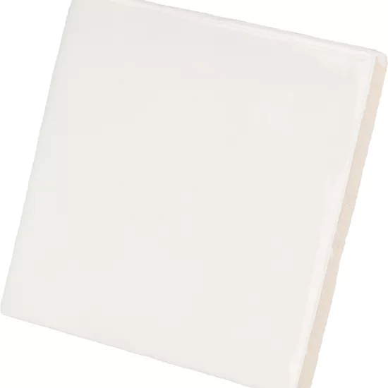 Carrelage Manacor White 10x10 cm - vue latérale du carreau