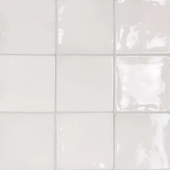 Carrelage Manacor White 10x10 cm - détail du carreau