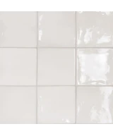 Carrelage Manacor White 10x10 cm - détail du carreau