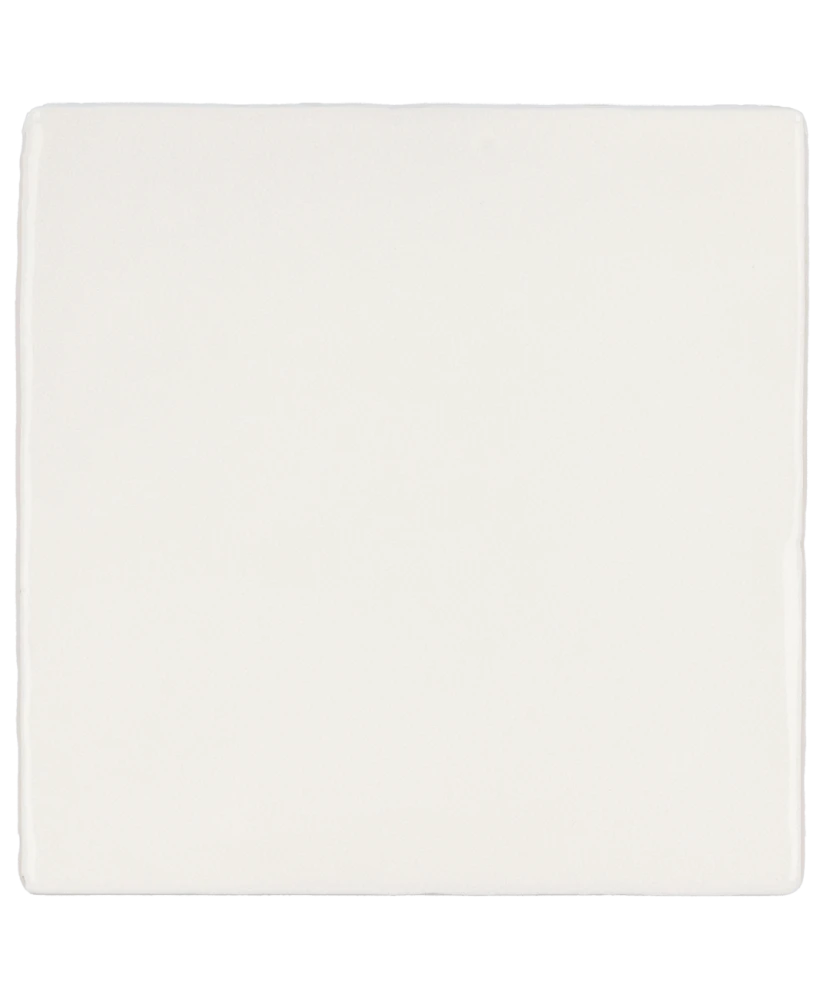 Carrelage Manacor White 10x10 cm - vue de face du carreau