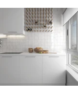 Carrelage Manacor White 10x10 cm - vue d’ambiance